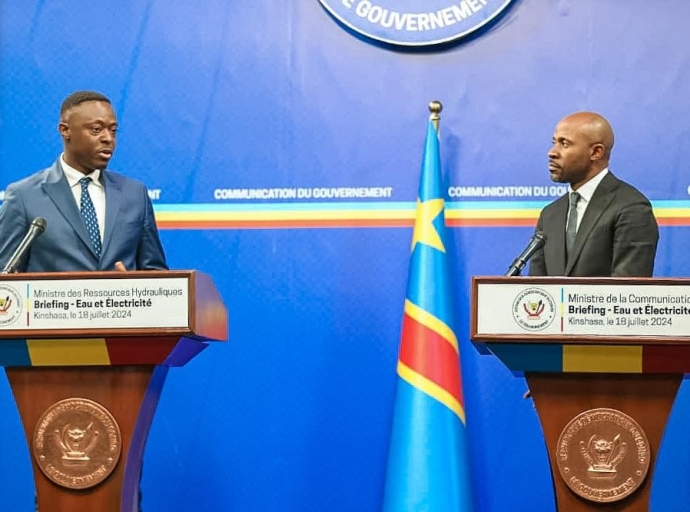 Desserte en eau et électricité sous Félix Tshisekedi, RDC : Patrick Muyaya et Teddy Lwamba annoncent des mesures fortes du Gouvernement Suminwa !